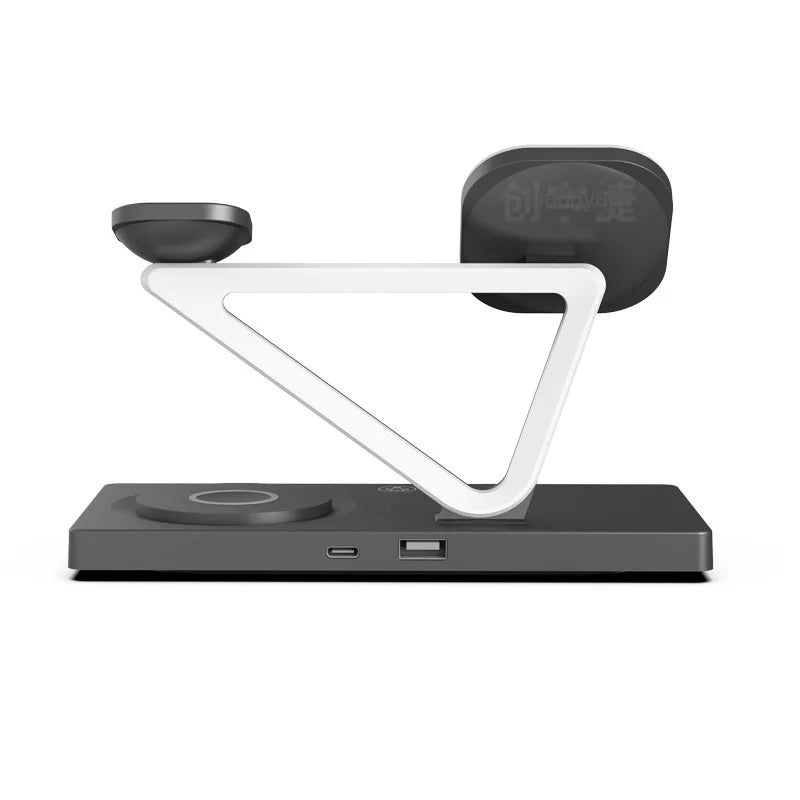 "The Ultimate 4-in-1 Nightstand Hub. Zero Clutter. 15W Fast Charge."