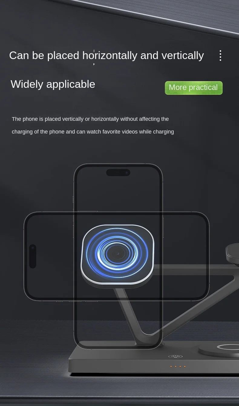 "The Ultimate 4-in-1 Nightstand Hub. Zero Clutter. 15W Fast Charge."