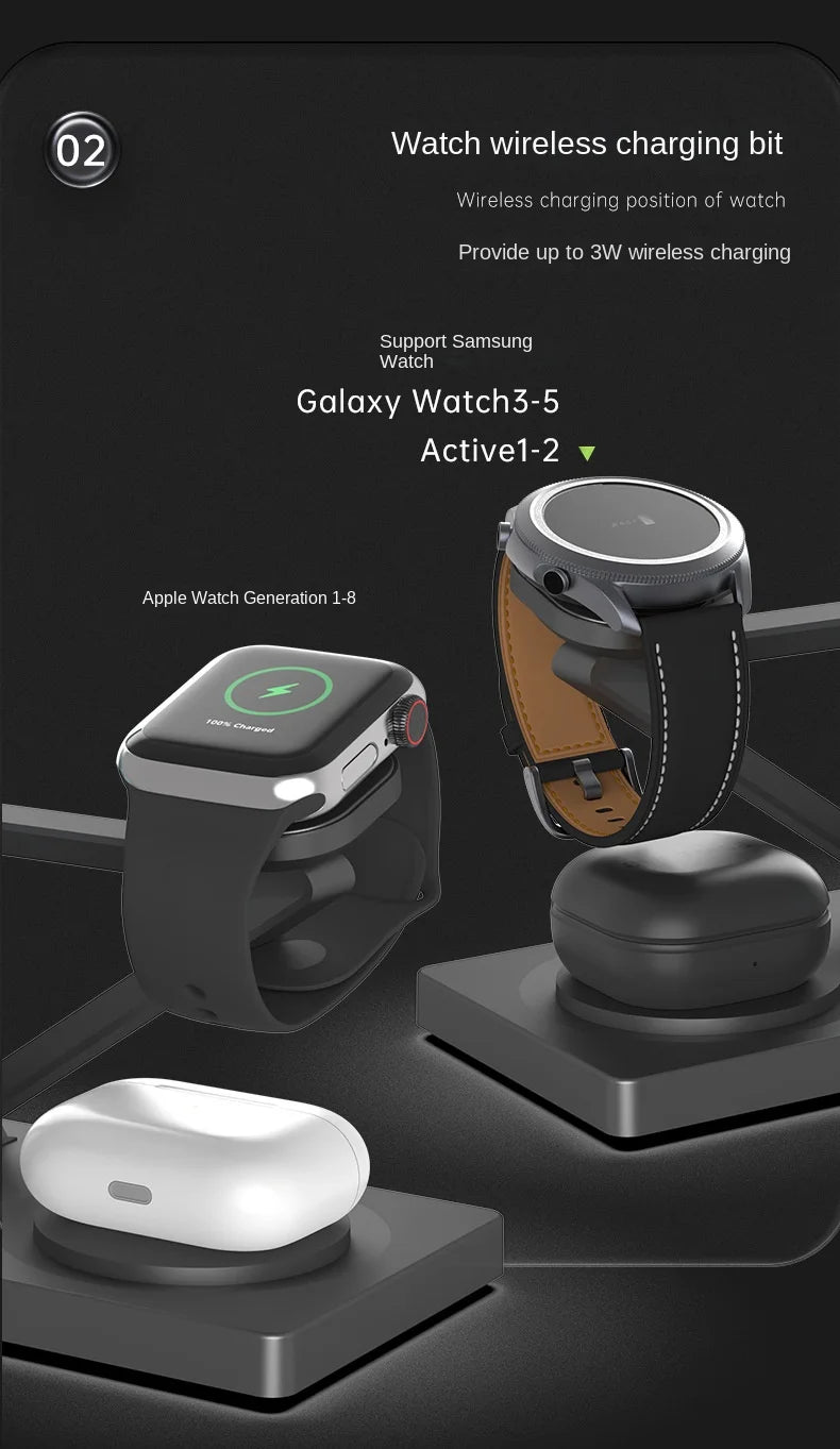 "The Ultimate 4-in-1 Nightstand Hub. Zero Clutter. 15W Fast Charge."